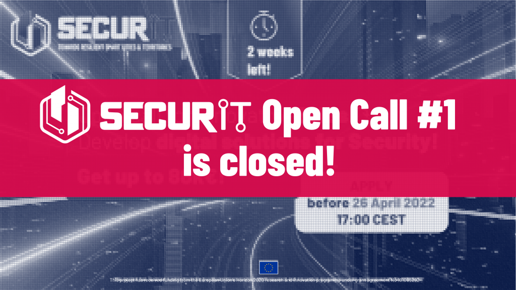 Open Call #1 is closed!
